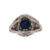 Art Deco Stunning Sapphire and Diamond Ring