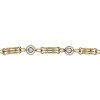 Edwardian Aquamarine Gold Bracelet