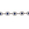 Art Deco Sapphire And Diamond Cocktail Bracelet