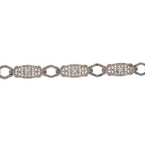 Edwardian Diamond Panel Bracelet