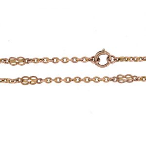 Victorian Gold Fancy Link Guard Chain