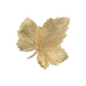 Pre owned Gold Leaf Brooch