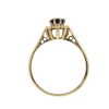 Pre Owned Gold Sapphire Solitaire Ring