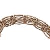 Edwardian Classic Gold Gate link Bracelet With Padlock