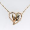 Art Nouveau Enamel and Pearl Heart Pendant
