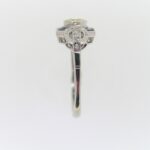 Art Deco Sapphire And Diamond Cluster Ring