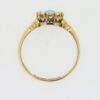 Victorian Turquoise And Diamond Cluster Ring